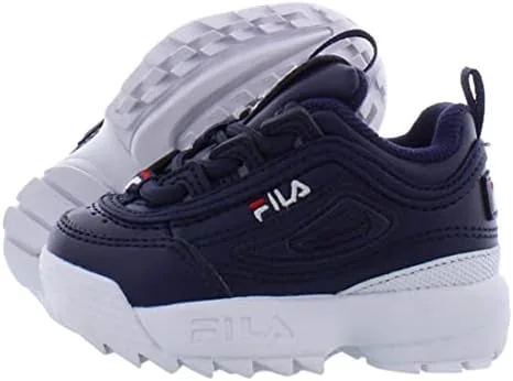 Vista 5 de Fila Disrupter II I - Tenis para niños pequeños, marino