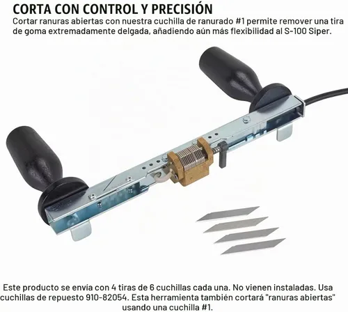 Vista 3 de Nuevo Van Alstine neumático eléctrico Siper, Sipe con facilidad, herramienta de corte de neumáticos de carreras S-100