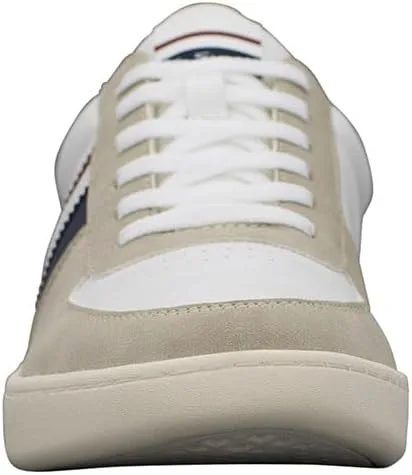Vista 2 de Ben Sherman Mens Hyde Classic Sneaker Blanco/Beige/Azul Marino/Rojo