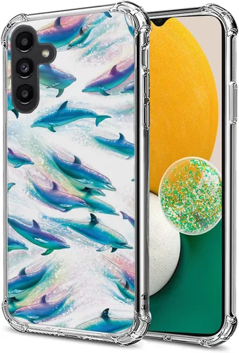 Vista 34 de CasesOnDeck Funda compatible con [Samsung Galaxy A54 5G / A54 5G] Funda de TPU, funda de poliuretano termoplástico flexible delgada y transparente