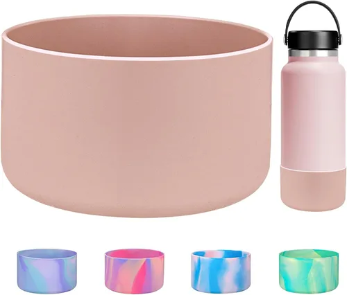 Vista 23 de HEYSKAY Protective Flask - Bota de silicona de 12 a 40 onzas para botella de agua Hydro Flask, y compatible con Stanley Tumbler, Yeti, Simple
