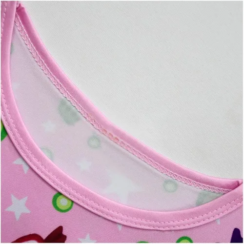 Vista 5 de CREATIE Vestido casual de manga larga para niñas 4-9 años