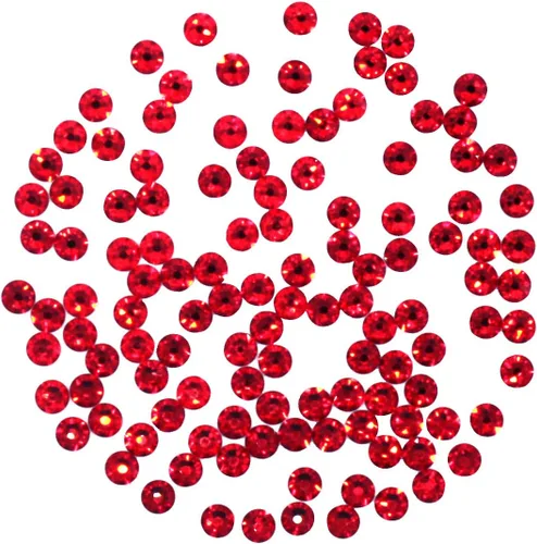 Vista 2 de Preciosa Viva Rhinestones - Sin Hotfix Flatback - Siam claro - SS16 (0.157 in) - Elige tu cantidad (72)