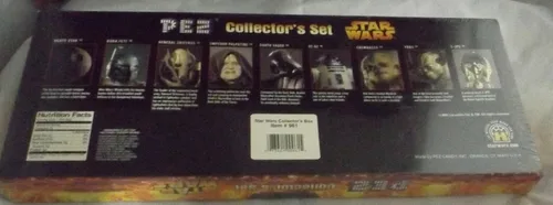 Vista 3 de Star Wars Juego de coleccionista PEZ de edición limitada con 9 dispensadores PEZ de Star Wars