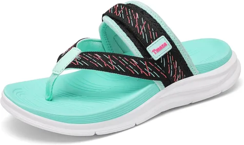 Vista 13 de Orthopedic Arch Support Flip Flops for Women Adjustable Strap Double Layer Comfort Sandals Plantar Fasciitis Heel Pain Relief Orthopedic Beach