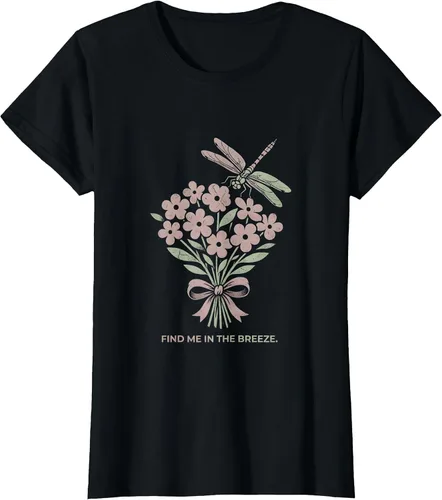 Vista 16 de Find Me In The Breeze Nature Inspired Design T-Shirt