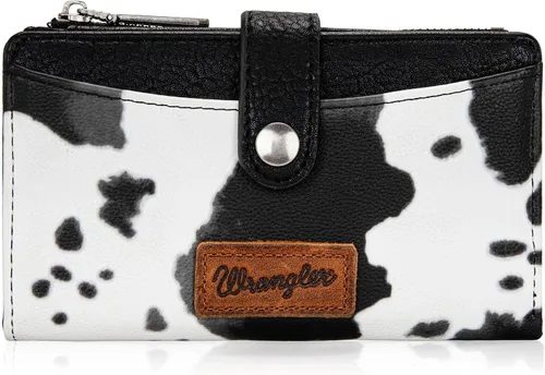 Vista 12 de Wrangler - Billetera para mujer con tarjetero plegable, cierre y ventana para identificación