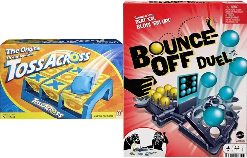 Vista 5 de Mattel Games Toss Across - Juego al aire libre para niños, juego de lanzamiento de costales de frijoles para campamentos y noches familiares