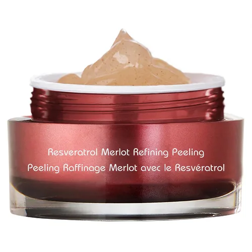 Vista 5 de Vine Vera Merlot Gel peeling facial – Exfoliante facial y corporal – Gel exfoliante para piel seca, sensible y madura – Peel facial con resveratrol