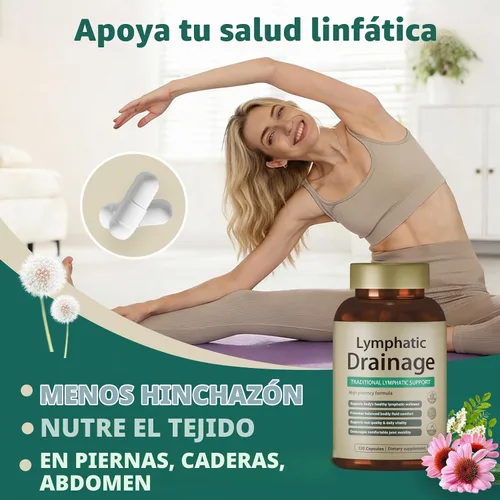 Vista 7 de Cápsulas de drenaje linfático FRZVEO, suministro para 2 meses