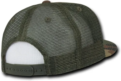 Vista 10 de DECKY Gorra de camionero de factura plana de 6 paneles