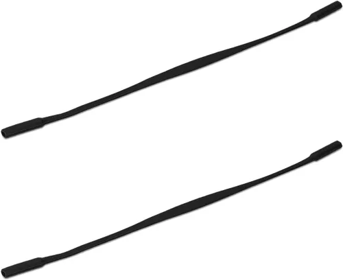 Vista 5 de kwmobile Correas deportivas de silicona para gafas, paquete de 2 cordones deportivos delgados de silicona antideslizantes para gafas de adultos
