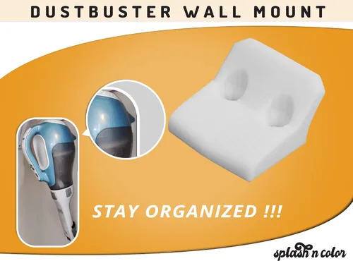 Vista 3 de Ganchos de montaje en pared compatibles con Black and Decker Dustbuster Hand and Vacuum inalámbrico recargable CHV1410L