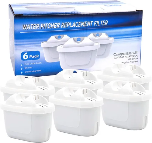 Vista 6 de Anmumu 1001122 Filtro de repuesto para cartuchos de filtro de agua Mavea 1001122 Maxtra y Levoit con eliminación de plomo y arsénico (paquete de 3)
