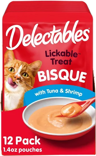 Vista 15 de Hartz Delectables - Golosinas húmedas para gatos, atún, 12 unidades - 3270011057