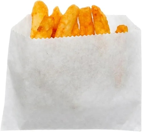 Vista 9 de Regency Wraps Bolsas de papas fritas resistentes a la grasa, bolsas de aperitivos, paquete de 50 Disposable Food Serving Pouches For Individual