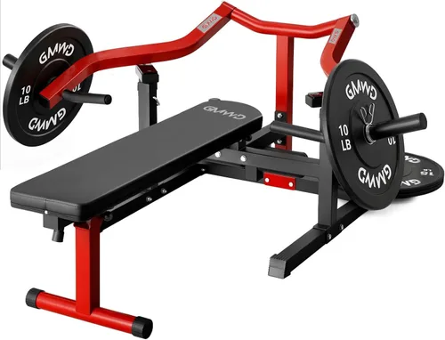 Vista 12 de GMWD Chest Press Machine, Bench Press Machine with Independent Converging Arms, Adjustable Flat Incline Bench for Chest, AB Workouts, Shoulder Home