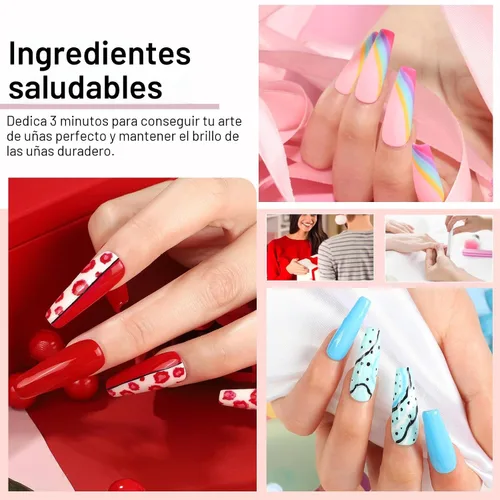 Vista 8 de Kit de esmalte de uñas con luz UV, kit de iniciación de esmalte de gel de 25