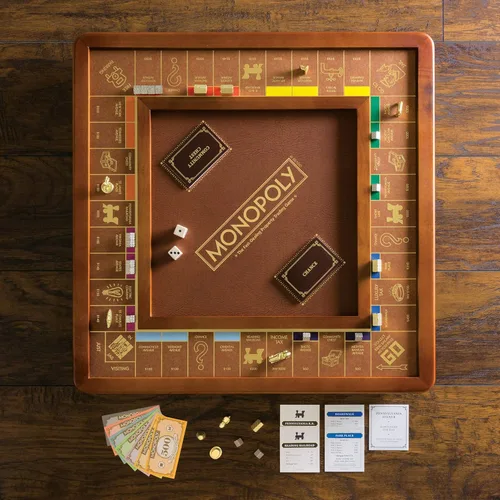 Vista 2 de Juego de mesa Monopoly en madera, de Winning Solutions