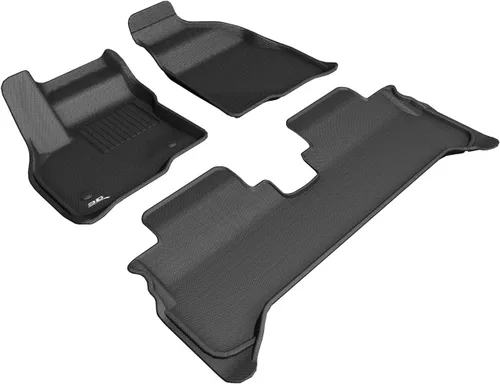 Vista 13 de 3D MAXpider Tapete de piso de ajuste personalizado Kagu (negro) Compatible con Chevrolet Bolt EV/Bolt EUV 2017-2023 - Fila delantera Trasero