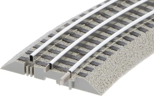 Vista 2 de Lionel FasTrack Electric O Gauge, pista curva O36, paquete de 4