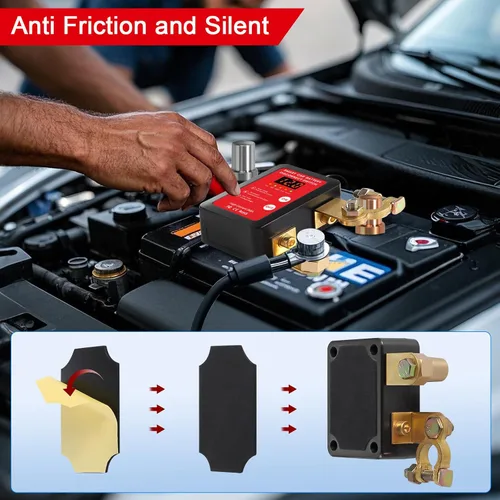Vista 8 de Interruptor Inteligente de Desconexión de Batería de 12V con Control Remoto - Perfecto para Automóviles, Camiones, Casas Rodantes y Vehículos Todo