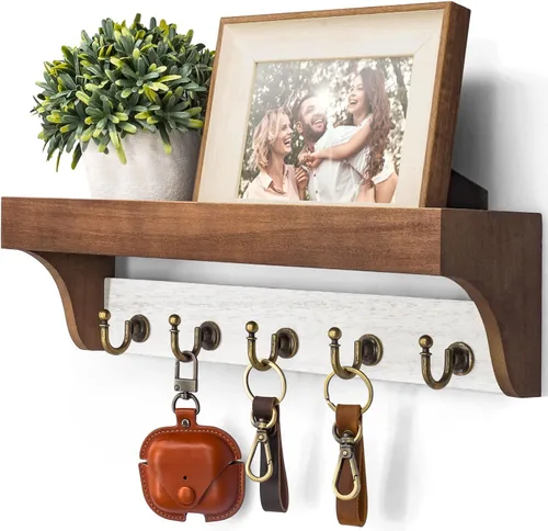 Vista 8 de Rebee Vision Soporte para llaves de 14 pulgadas - Acacia