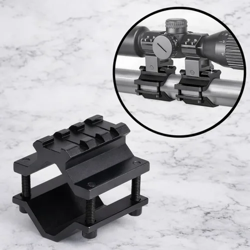Vista 7 de 360 Tactical Adaptador Universal de Base Weaver de 21mm Convertidor de Cañón Mira de Alcance de Alta Resistencia