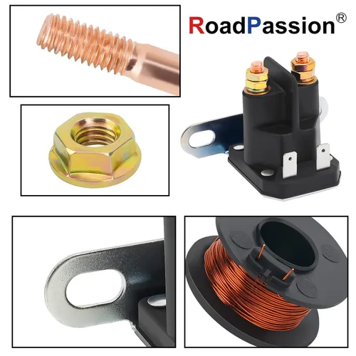 Vista 6 de Road Passion Relé solenoide de arranque para Cub Cadet RZT-S42, RZT-S46, RZT-S50, RZT-S54, SLT1550, SLT1554, SLTX1050, SLTX1054, Tank LZ-48