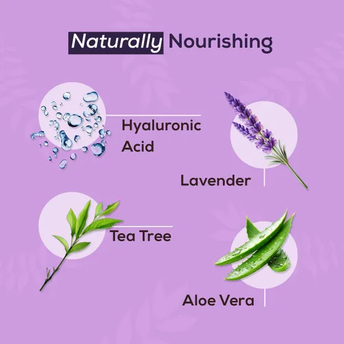 Vista 2 de NOVEHA Limpiador espumoso de párpados con aceite de lavanda y árbol de té Jabón diario hipoalergénico hidratante para pestañas y párpados