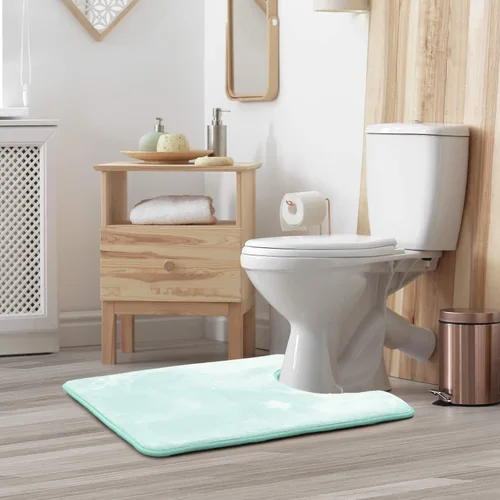 Vista 64 de Clara Clark Alfombra de Baño 24" x 17" - Alfombras de Baño, Tapete de Baño de Espuma Viscoelástica, Afelpado, Acogedor, Ultra Suave, Antideslizante