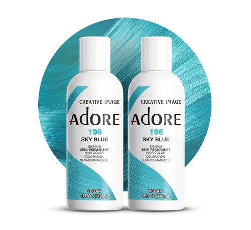 Vista 14 de Adore Tinte semipermanente rojo para el cabello, vegano y libre de crueldad, 4 onzas líquidas, 086 Raspberry Twist (paquete de 2) Tinte
