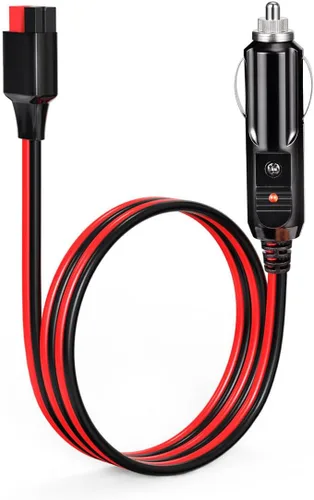 Vista 8 de ELFCULB Cable Conector de Anderson 12AWG a Enchufe de Encendedor de Cigarrillos, Conector de Cable de Enchufe Hembra de Encendedor de Cigarrillos