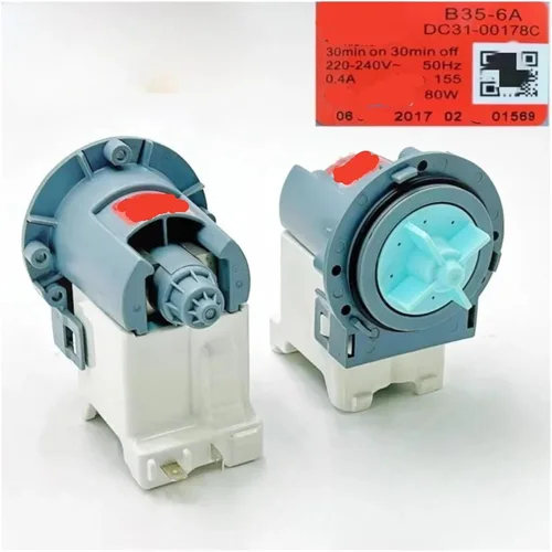 Vista 2 de B35-6A DC31-00178C Drain Pump Motor ，Compatible For Samsung ，Washing Machine Washer Drainage Parts