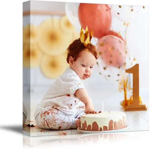 Vista 9 de NWT Impresiones de lienzo personalizadas con tus fotos, ideas de aniversario, imágenes de lienzo personalizadas para pared para imprimir enmarcadas