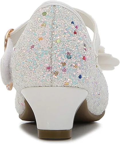 Vista 6 de Cadidi Dinos Zapatos de vestir para niñas, zapatos de fiesta de boda, zapatos de tacón Mary Jane Princesa (bebéniño pequeñoniño grande)