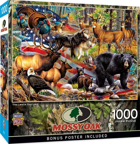 Vista 11 de MasterPieces Mossy Oak - Freedom for All - Rompecabezas de 1000 piezas