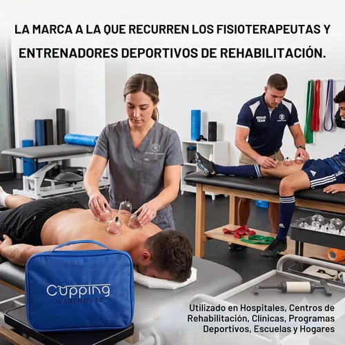 Vista 6 de Cupping Warehouse Juego de terapia de ventosas de policarbonato Poly Cups™ de 20 piezas Duradero y ligero PT, kit de ventosas miofasciales