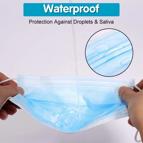 Vista 2 de Mascarilla desechable – Paquete de 50 mascarillas de uso diario de un solo uso