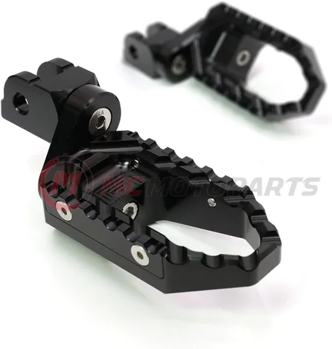 Vista 3 de MC MOTOPARTS Estriberas extendidas negras para riders amplias de 25mm compatibles con Razor MX350 MX400 MX500 MX650 Negro