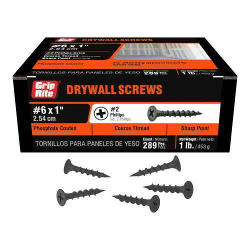 Vista 14 de Grip-Rite 2CDWS5#6 X 2 "Phillips Bugle Head - Tornillo para paneles de yeso de punta afilada, caja de 5 libras