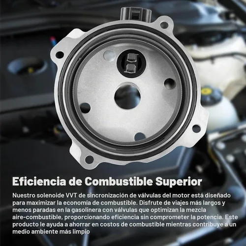 Vista 3 de 24360-2GGD0 - Solenoide VVT de sincronización de válvula variable con sensor compatible con Hyundai Santa Fe/Sonata/Tucson 2017-2021, Kia