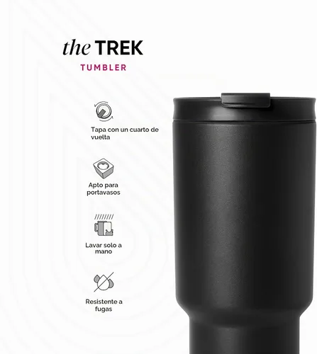 Vista 3 de Simple Modern, Colección Trek - Vaso térmico de acero inoxidable de 30 oz con tapa abatible y pajillas con licencia oficial de la NFL, regalos