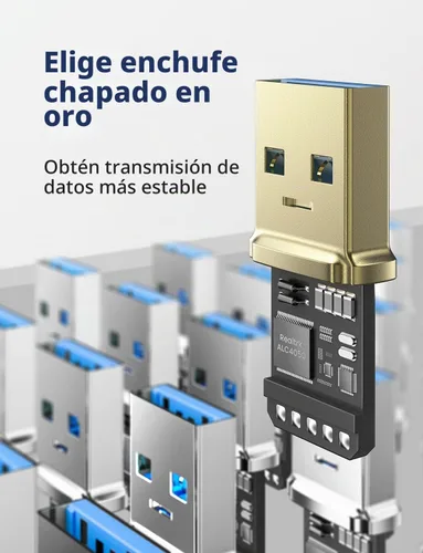 Vista 4 de AINOPE Cable de extensión USB, extensor USB, cable de extensión USB 3.0, cable macho a hembra, cable de alta transferencia de datos, compatible