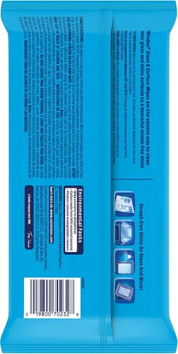 Vista 2 de Windex - Toallitas limpiadoras para vidrios, ventanas y toallitas para limpiar pantallas electrónicas