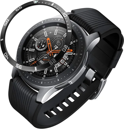 Vista 14 de BaiHui - Anillo de bisel compatible con Galaxy Watch de 1.81 pulgadas / Galaxy Gear S3 Frontier y anillo bisel clásico, cubierta de protección