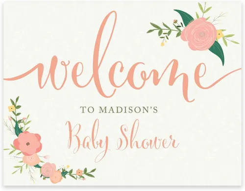Vista 13 de Andaz Press Colección de rosas florales para baby shower, juegos, actividades, decoraciones, tarjetas de consejos para mamá y papá, paquete de 20