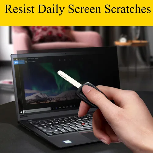 Vista 4 de [Usado] Protector de pantalla de privacidad para laptop de 14 pulgadas, compatible con HP EnvyDellAsusAcerSamsungLenovo, protección ocular mate