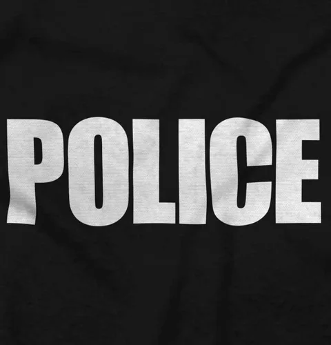 Vista 2 de Brisco Brands Camiseta de policía para niños y niñas