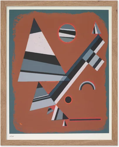 Vista 24 de Poster Master Póster vintage Wassily Kadinsky – Impresión retro delicada de tensión – Arte de formas geométricas – Arte abstracto – Arte moderno